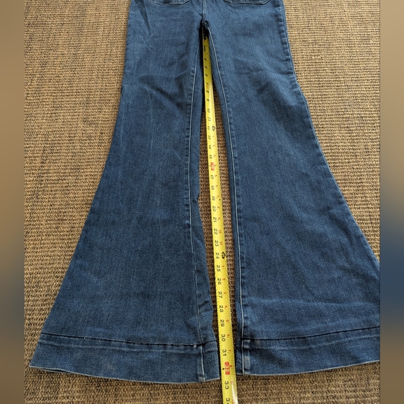 Show Me Your Mumu Fort Worth Jumpsuit Ridge Blue Size Large Missing Belt - Picture 8 of 14